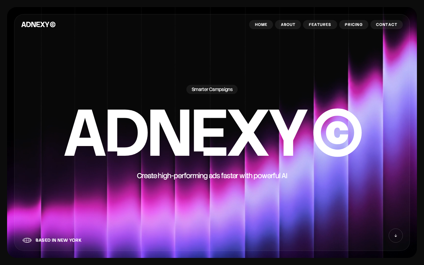 Adnexy — AI SaaS Astro Theme template preview