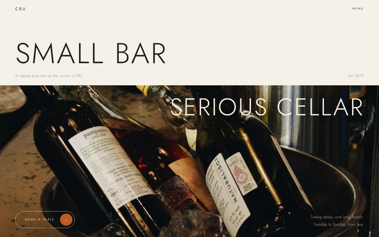 CRU template preview
