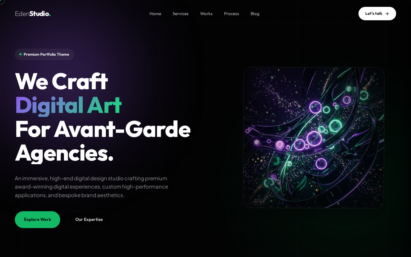 EdenStudio template preview