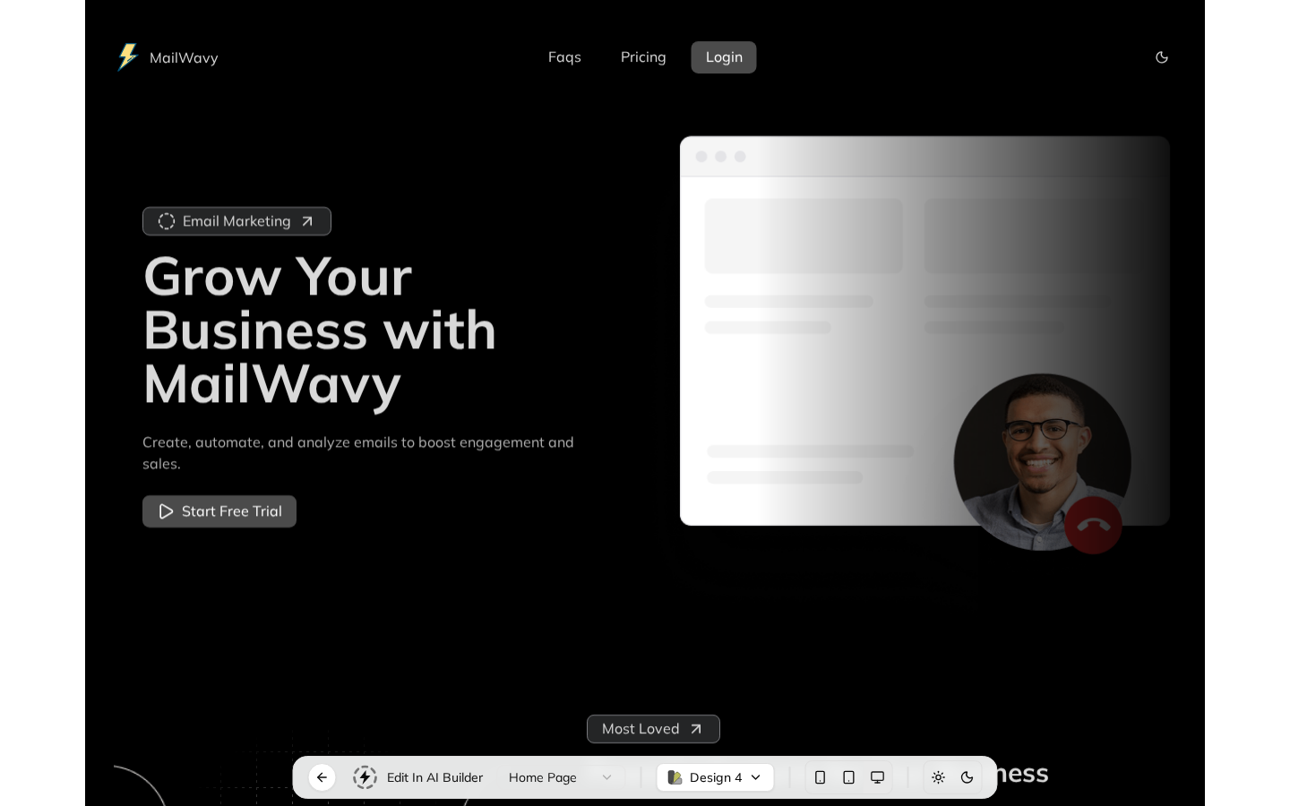 Minimal By Siteplay.ai template preview