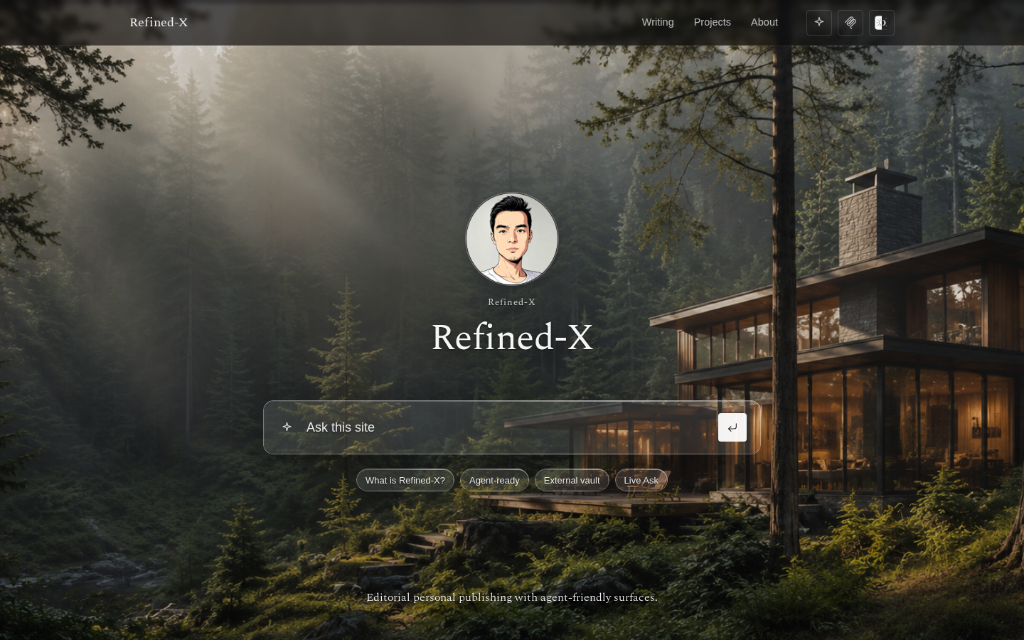 Refined-X template preview