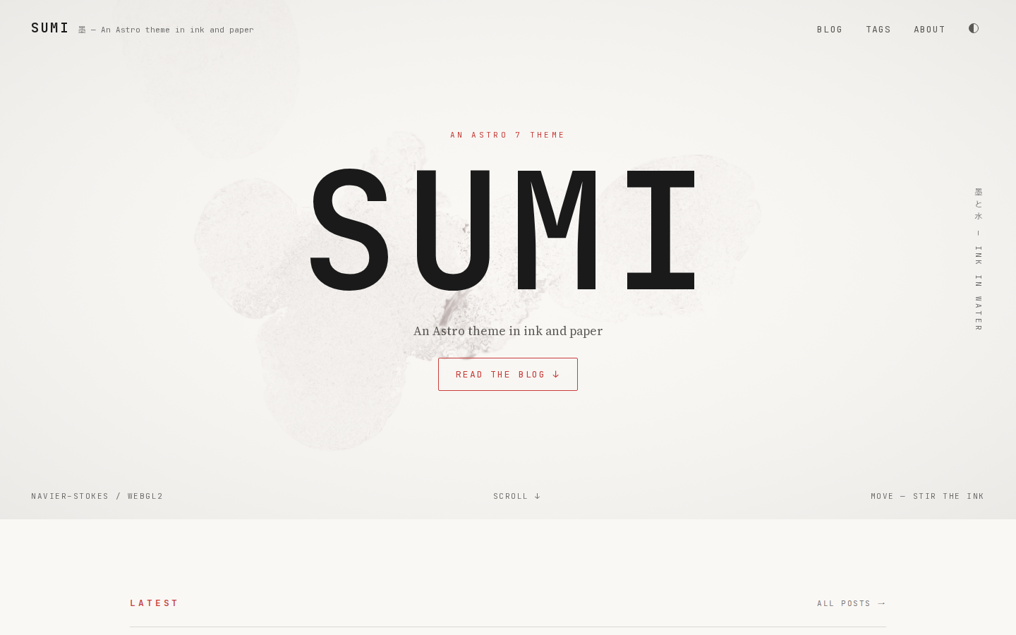 Sumi template preview