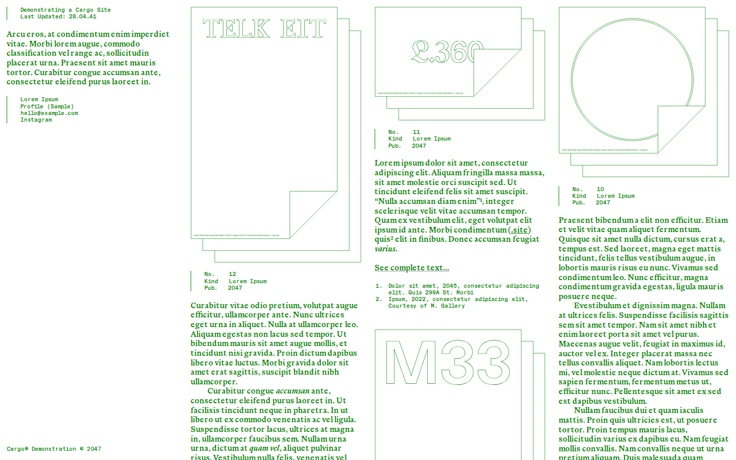 Graphic D744 template preview