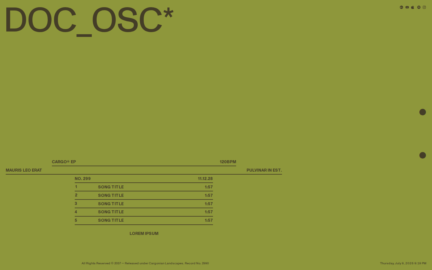 Graphic V583 template preview