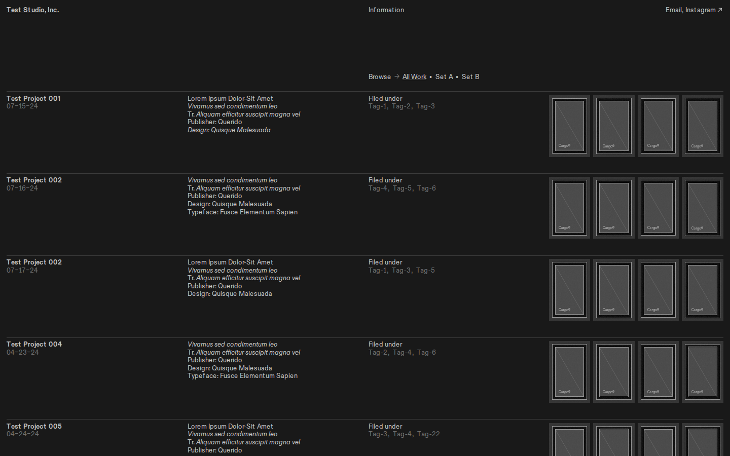 Template Browser template preview