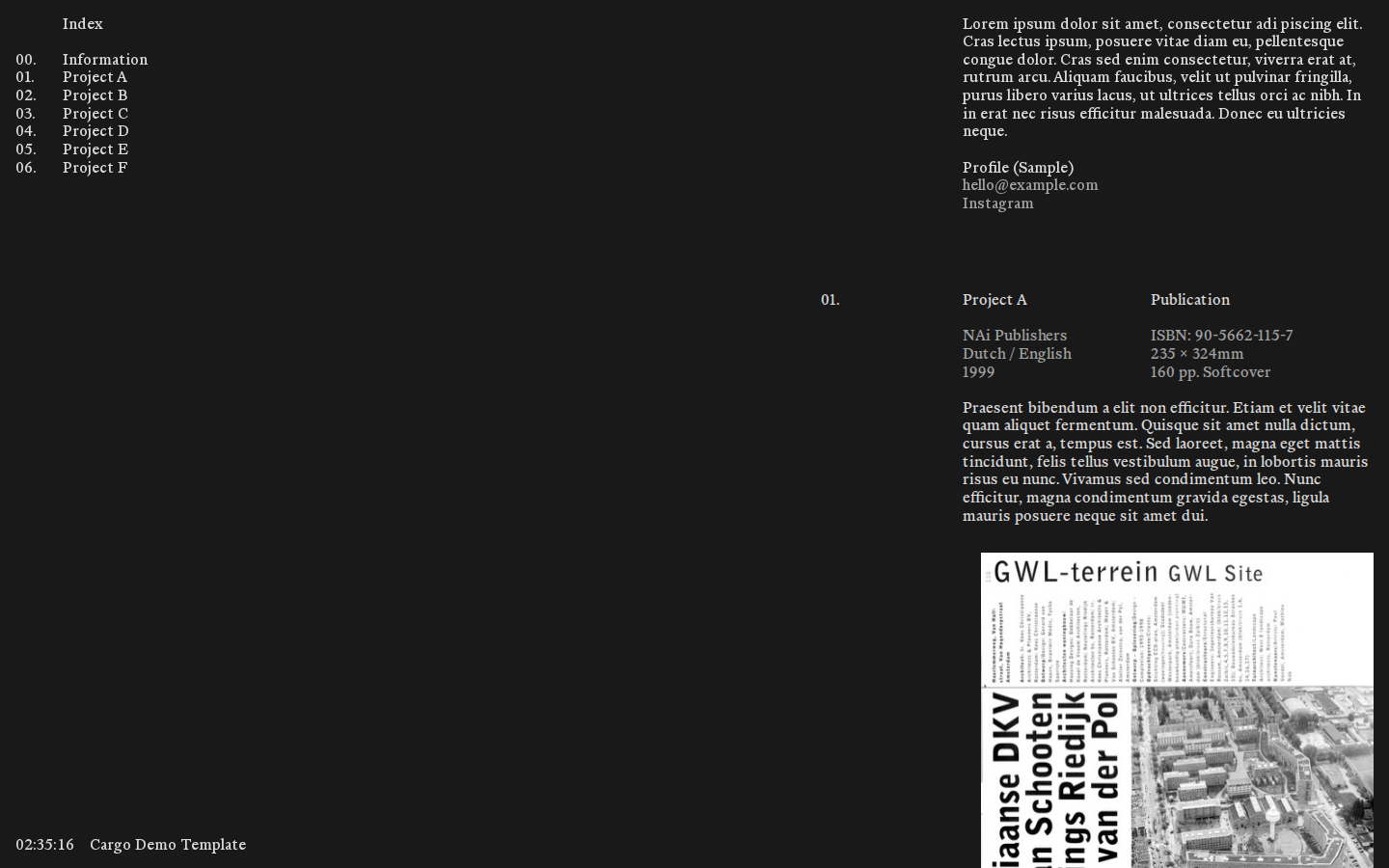 Template Browser template preview