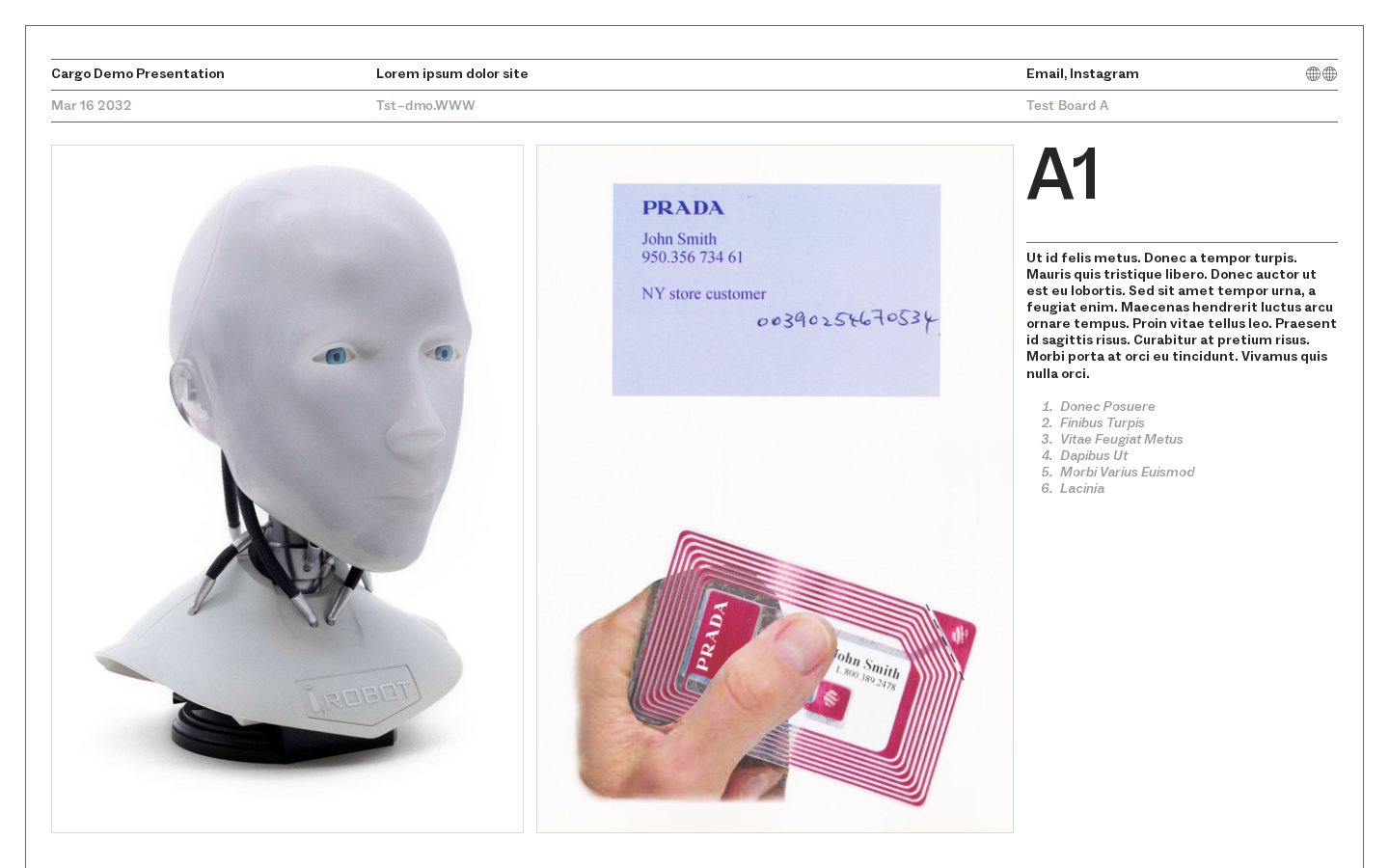 Template B534 template preview