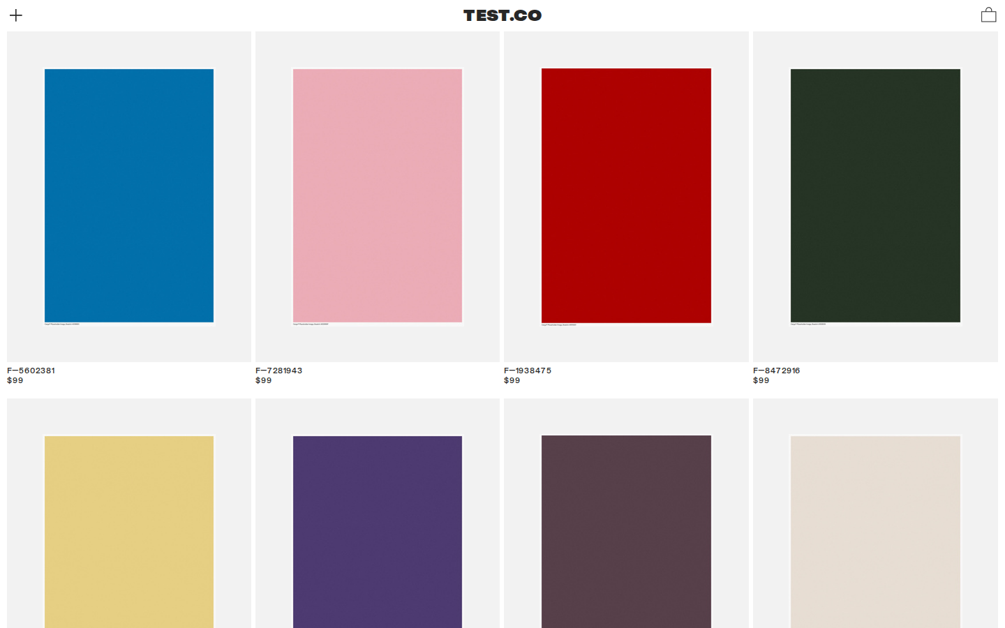 Template Browser template preview