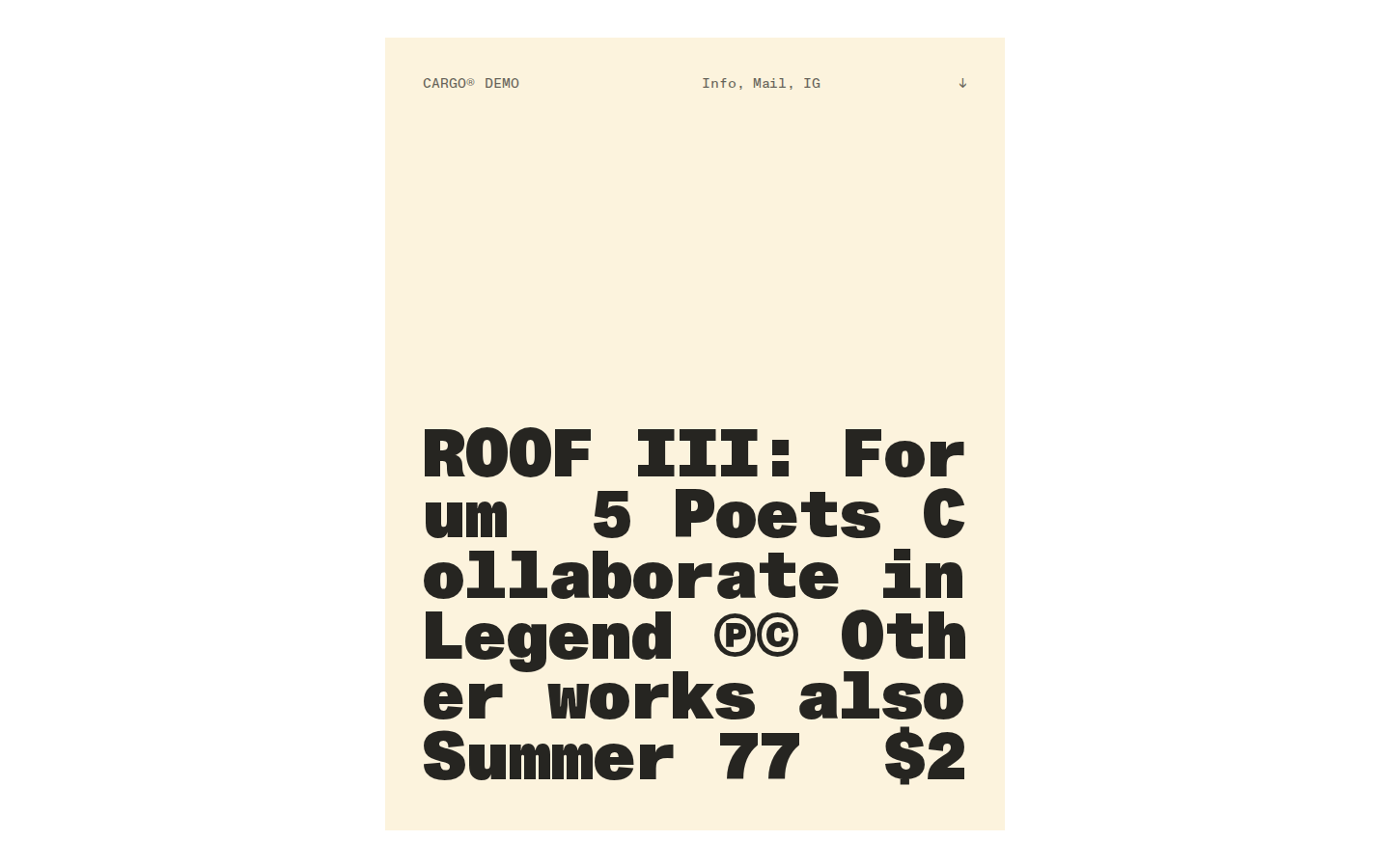 Graphic E112 template preview