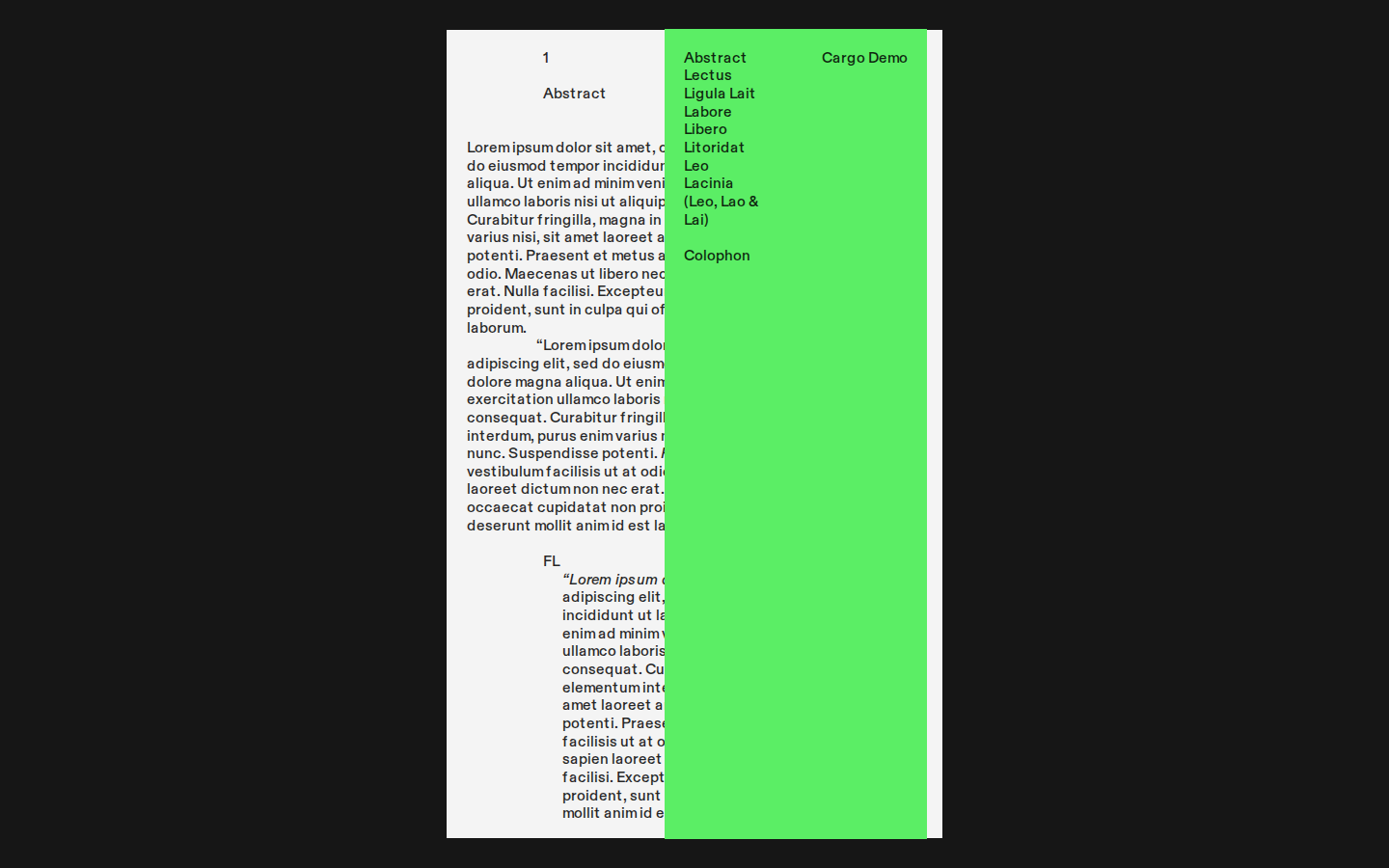 Template D445 template preview