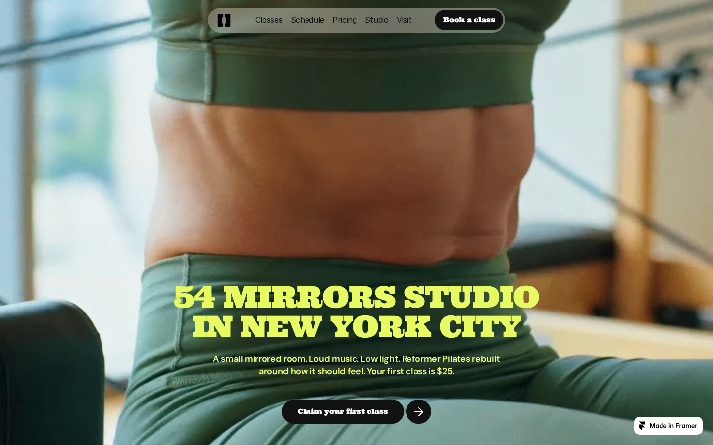 54 Mirrors template preview