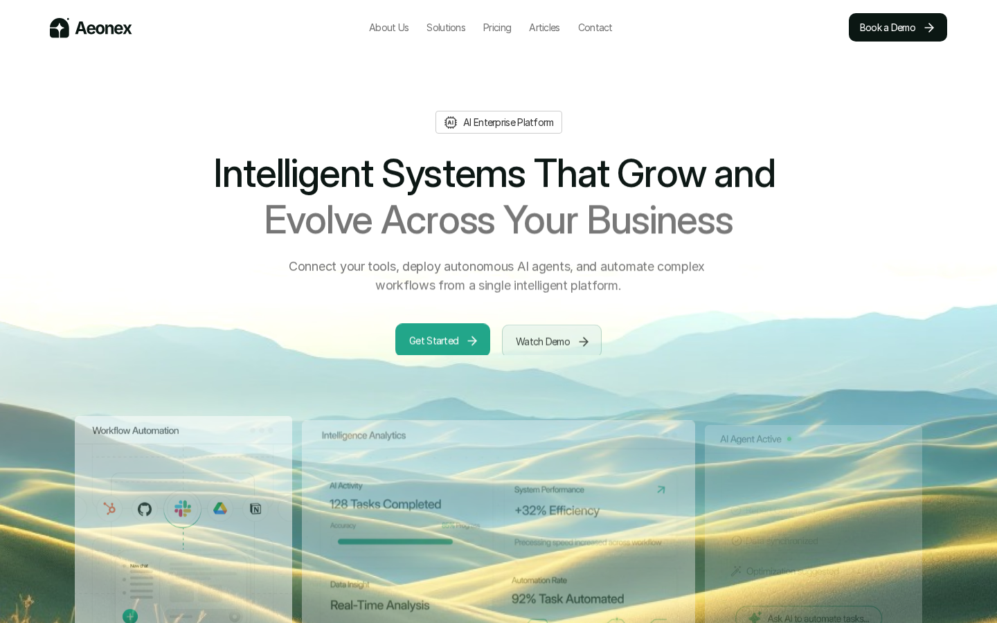 Aeonex Enterprise template preview