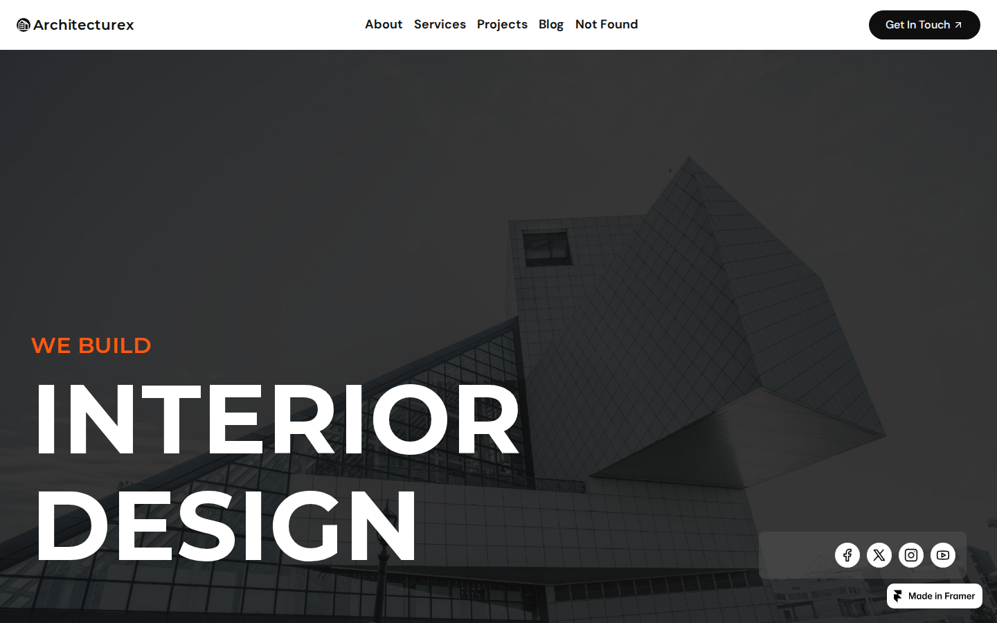 Architecturex template preview