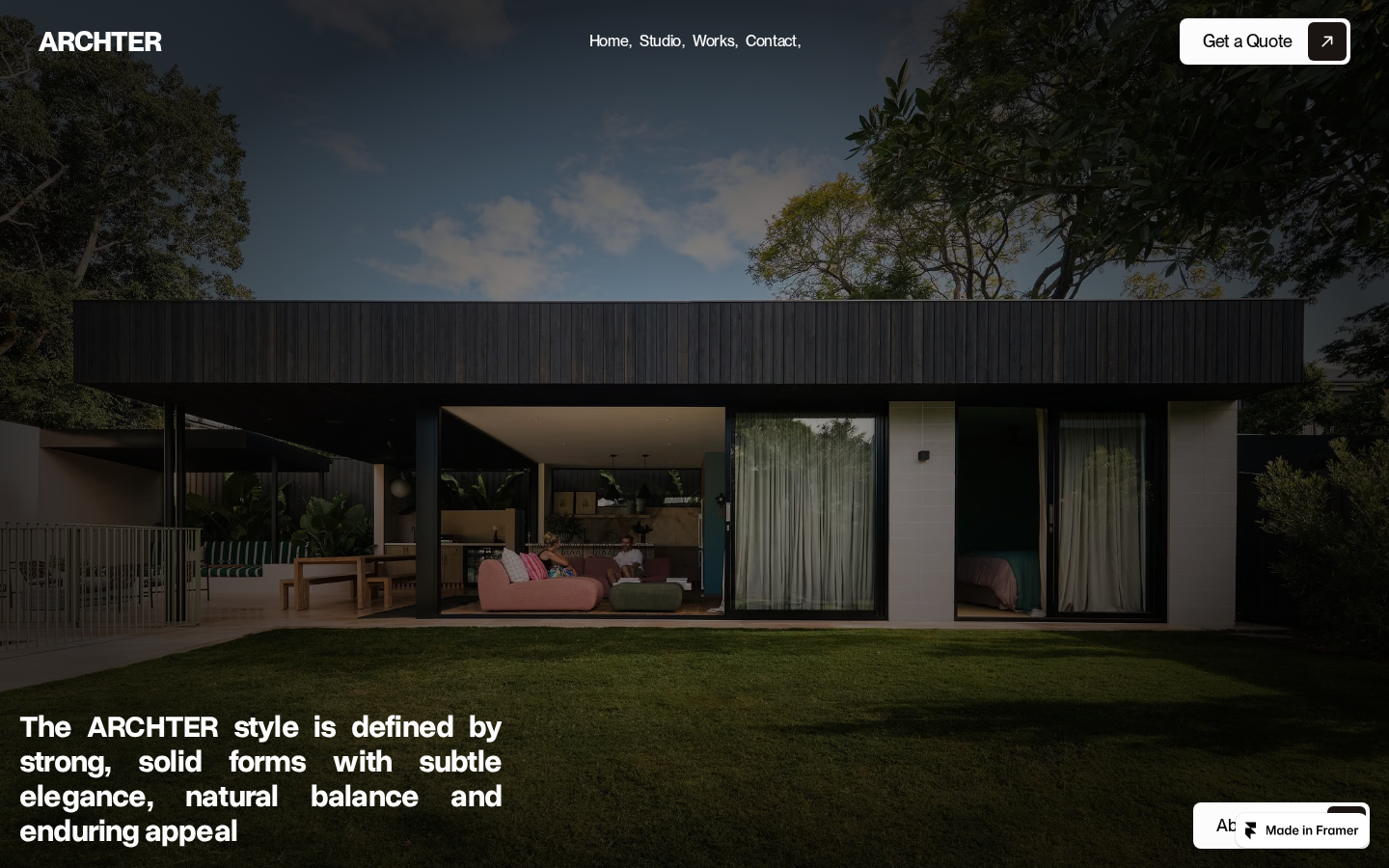 ARCHTER template preview