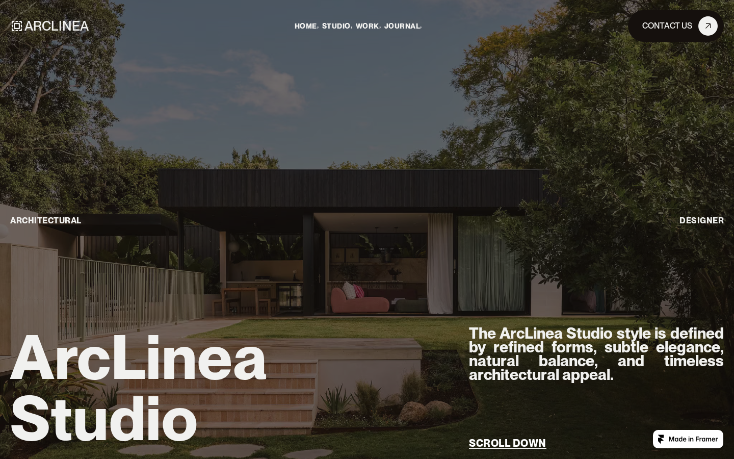 ArcLinea Studio template preview