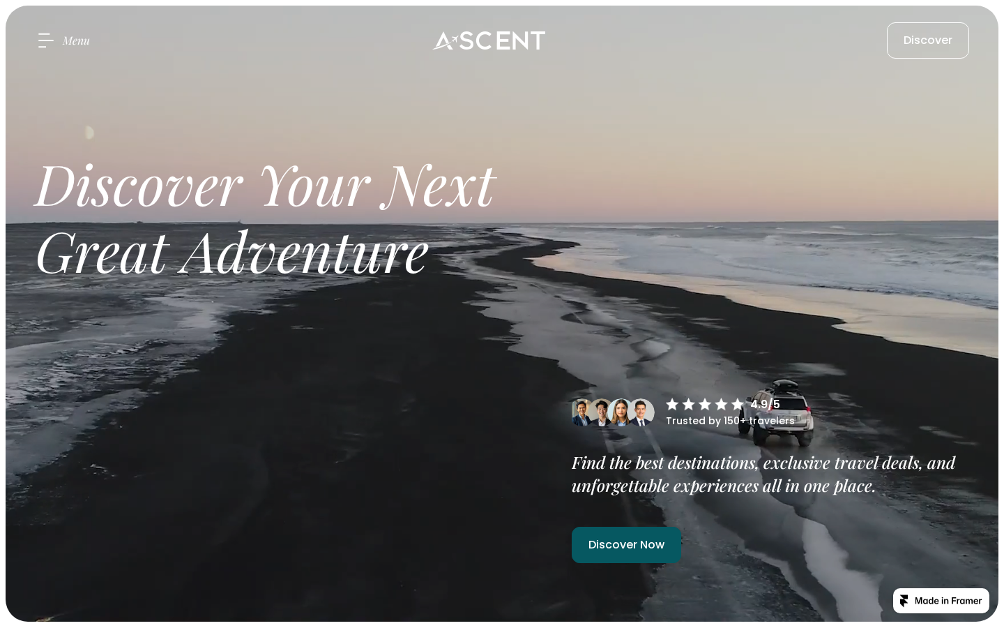 Ascent X template preview