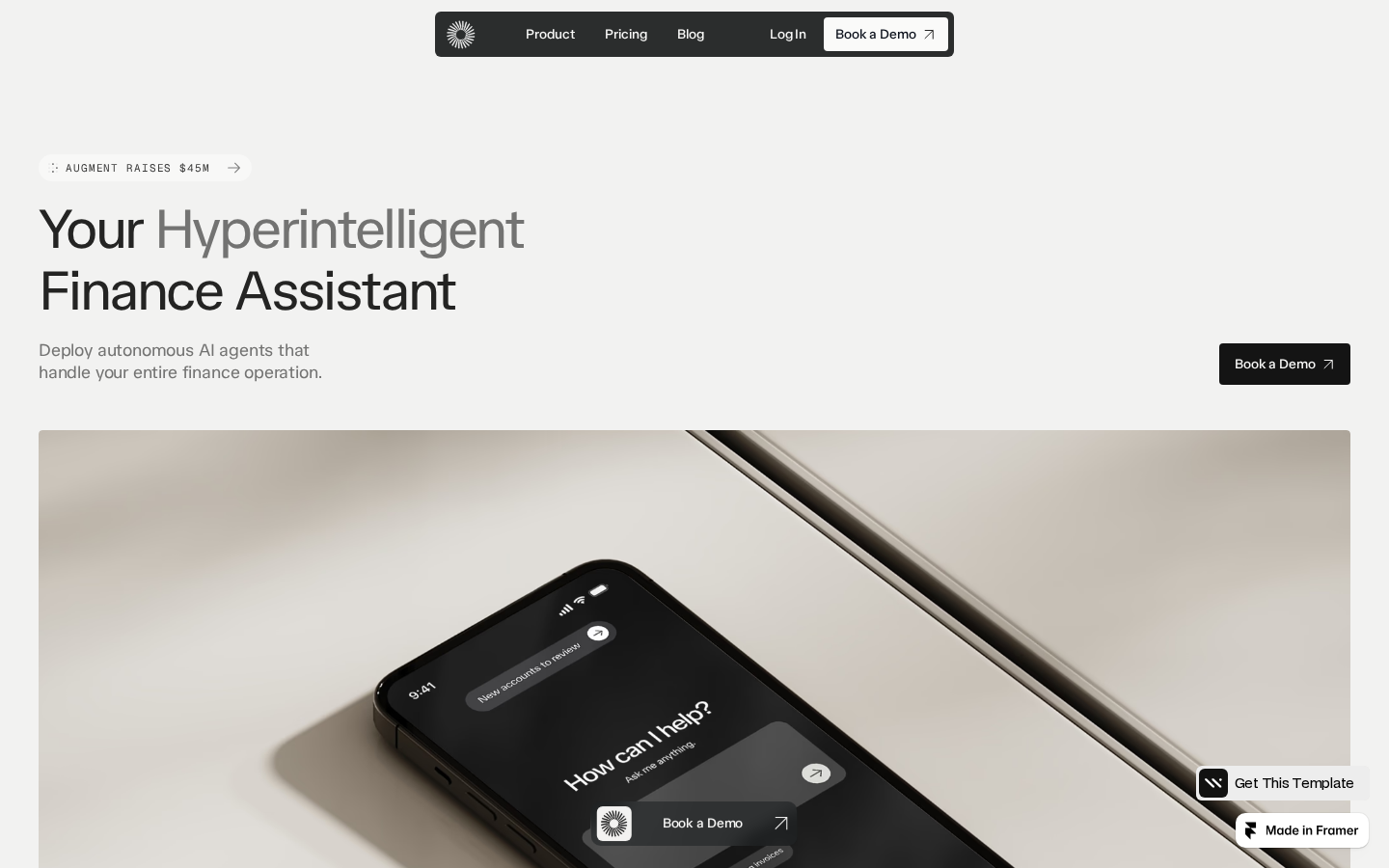 Augment Lite template preview