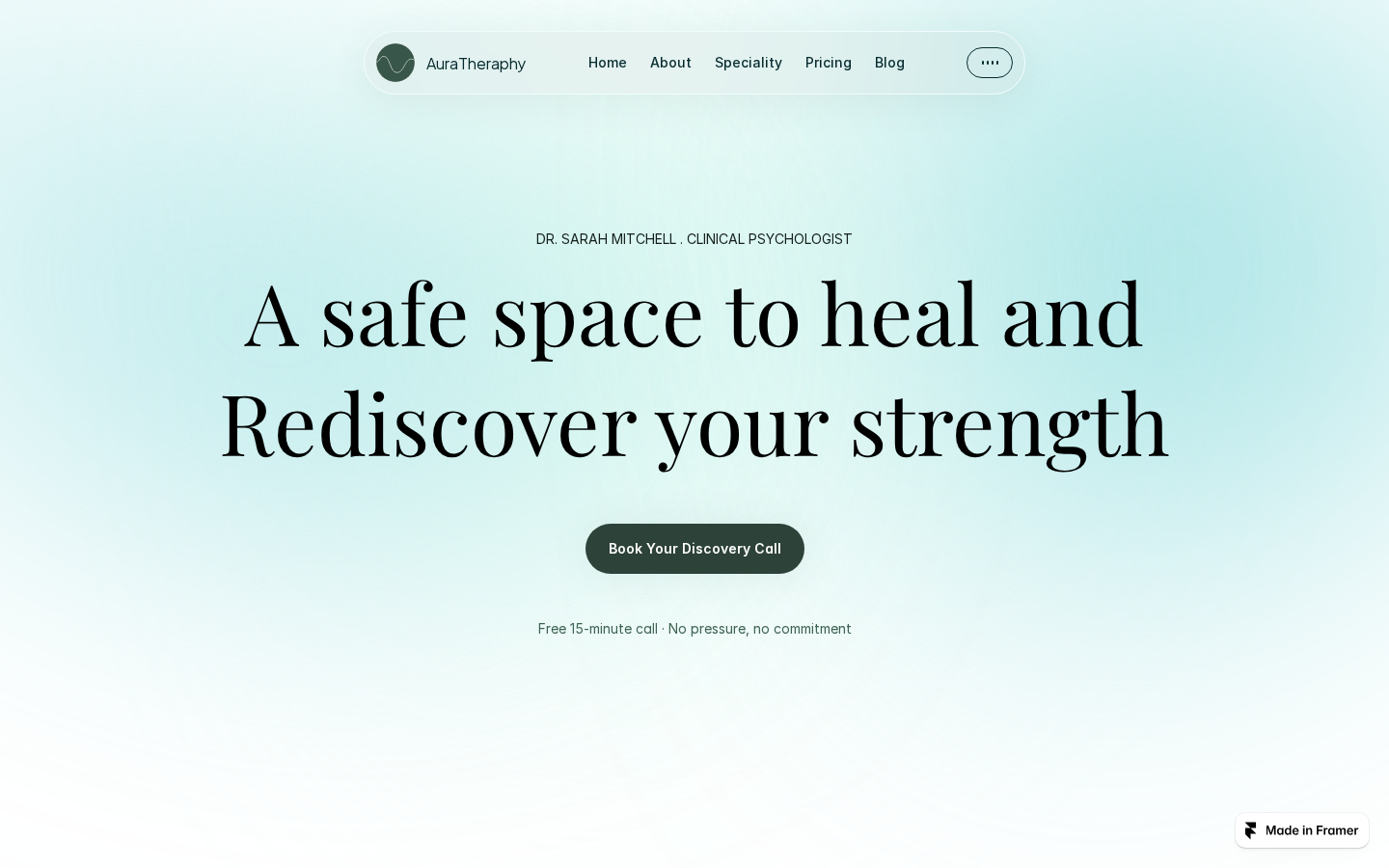 AuraTheraphy template preview