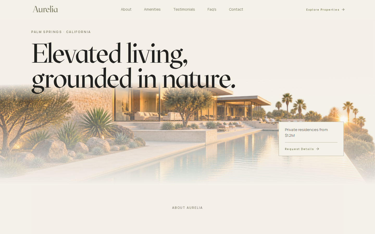 Aureliarealestate template preview