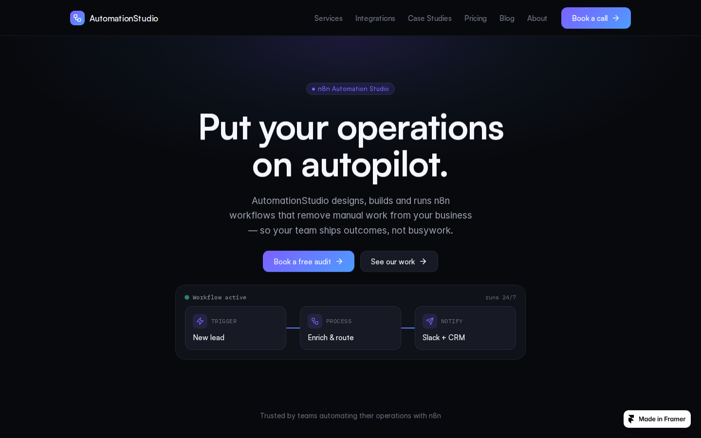 AutomationStudio template preview