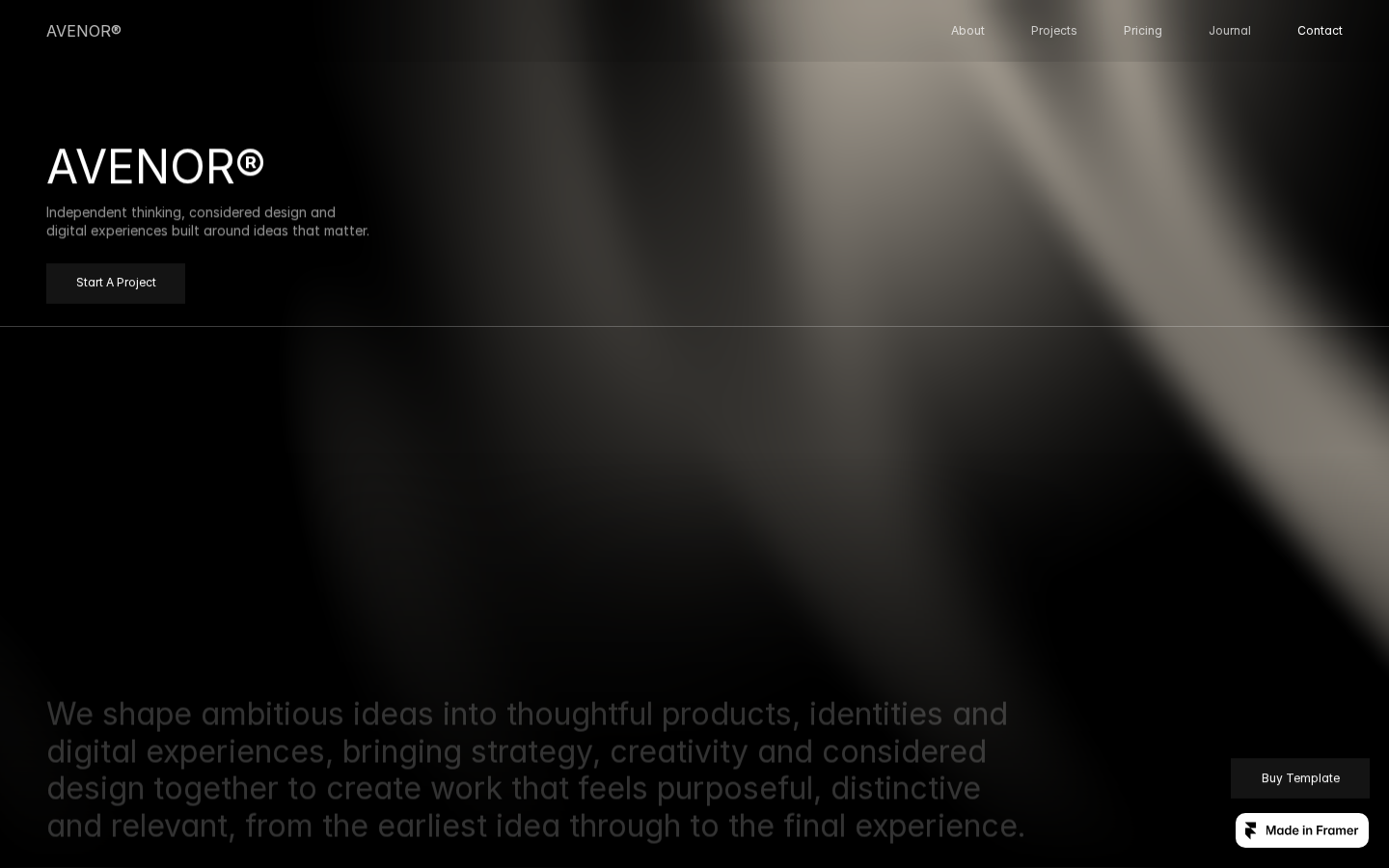 Avenor & Co template preview