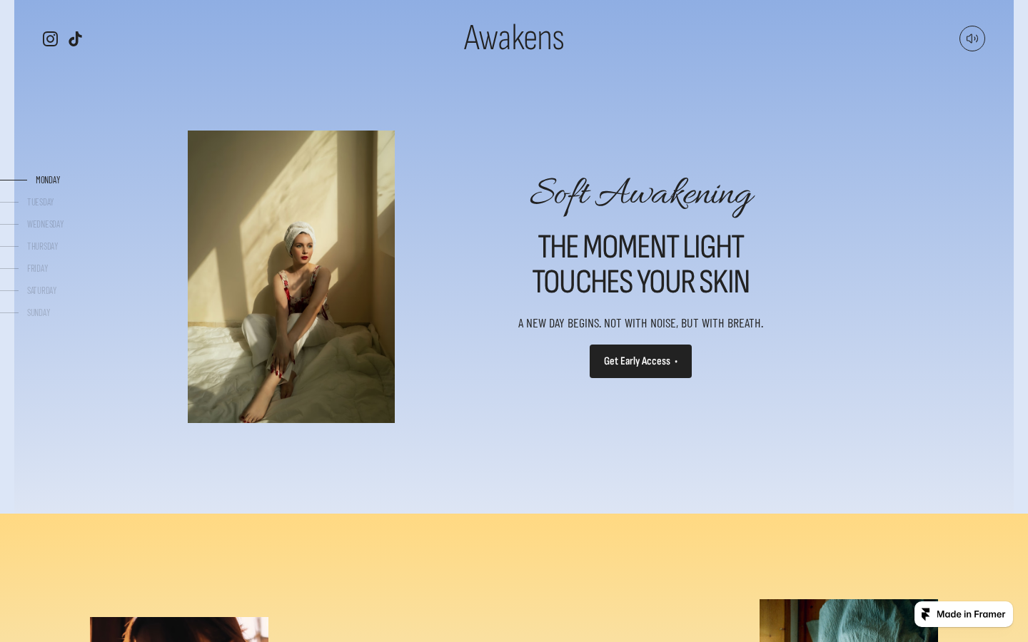 Awakens template preview