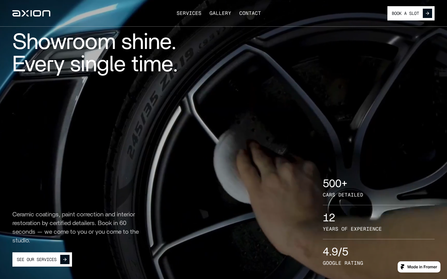 Axion Detailing template preview