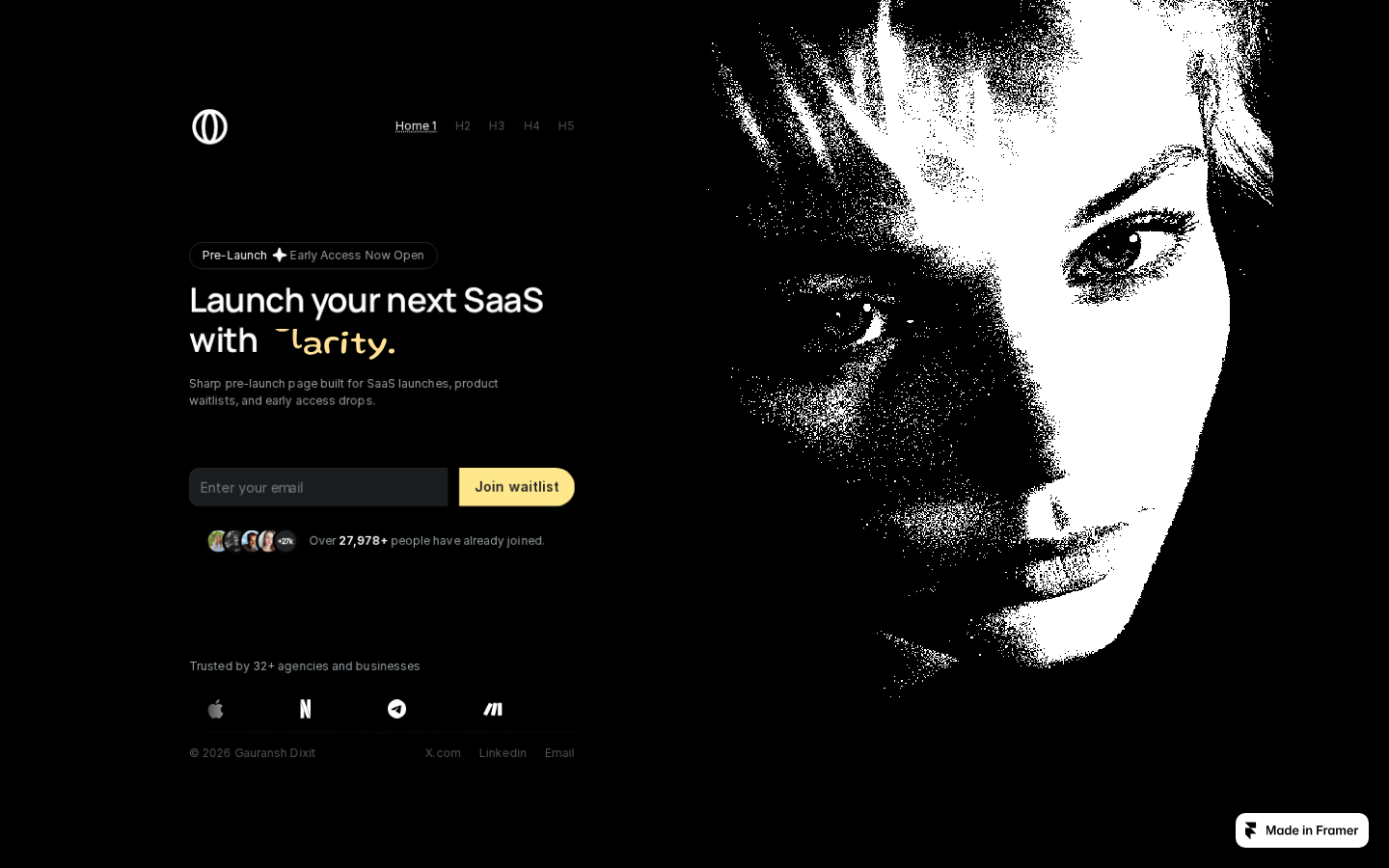 Axis V2 template preview