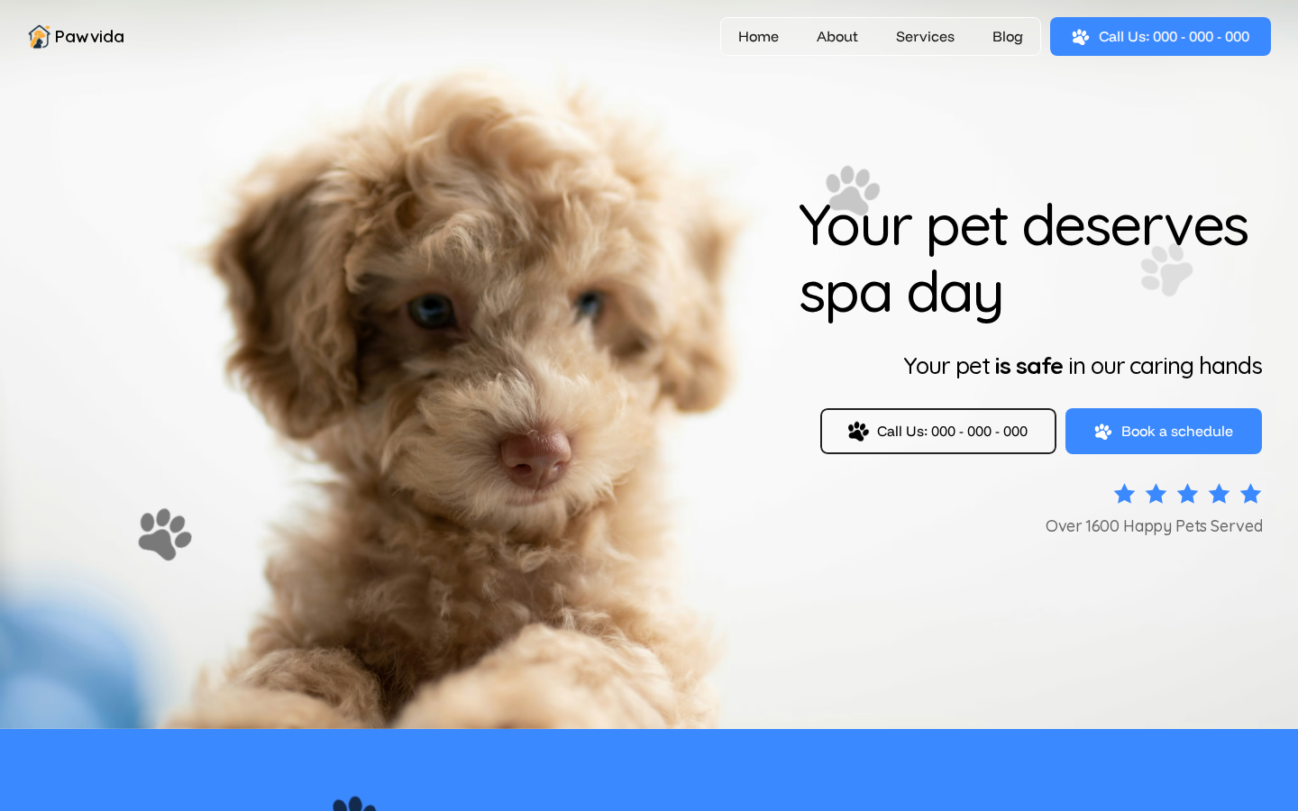 Best for your Pets template preview