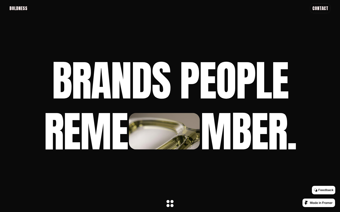 Bold & Clean Brand template preview