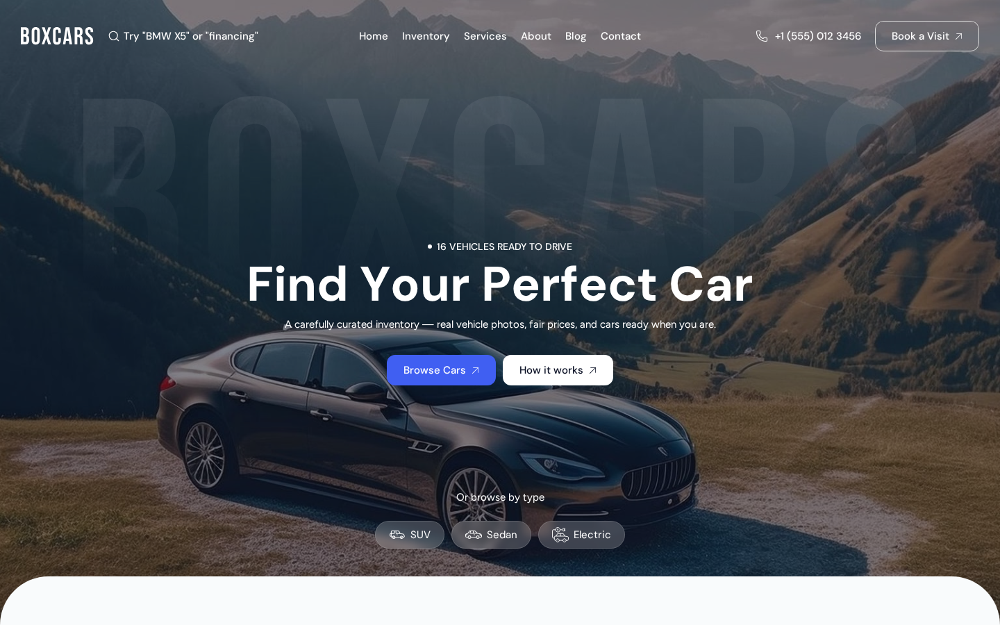 Boxcars template preview