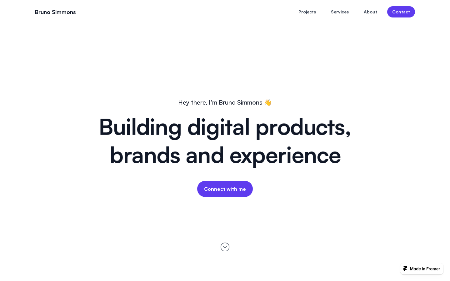 Bruno Simmons template preview