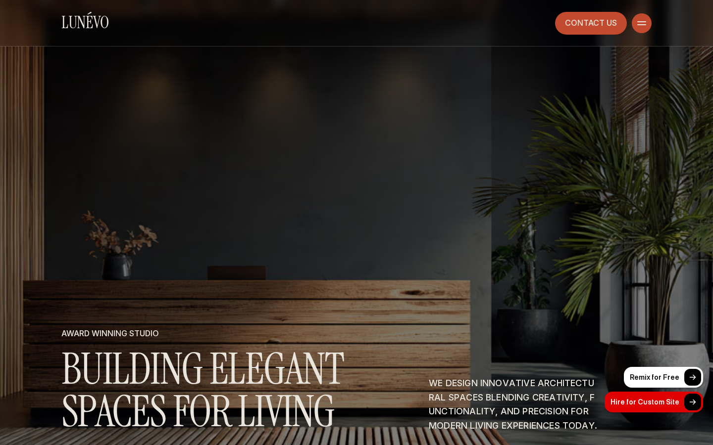 Builders Website template preview