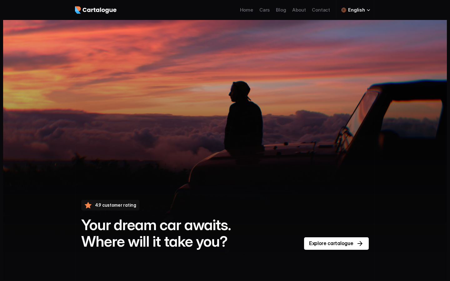 Cartalogue template preview