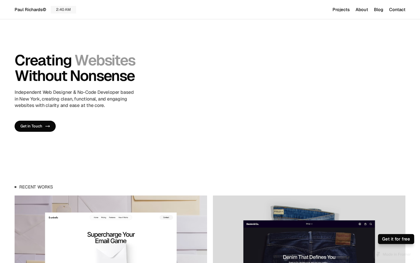 Casework template preview