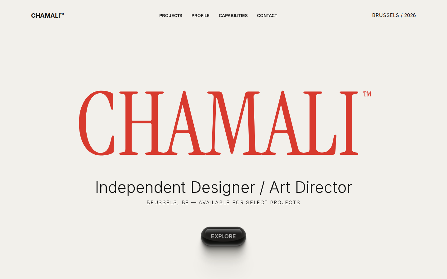 CHAMALI™ template preview