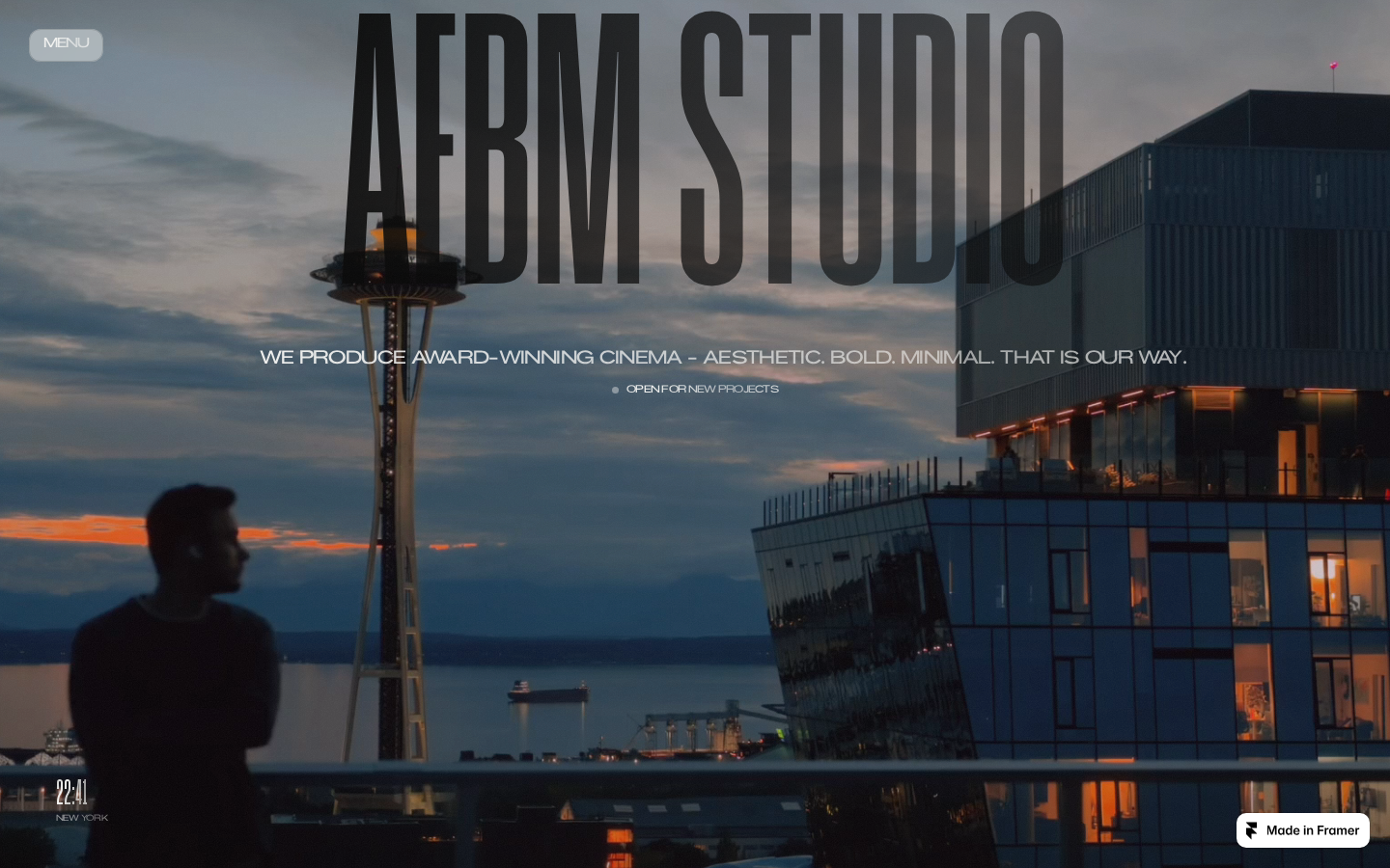 CINEFOLIO PRO template preview