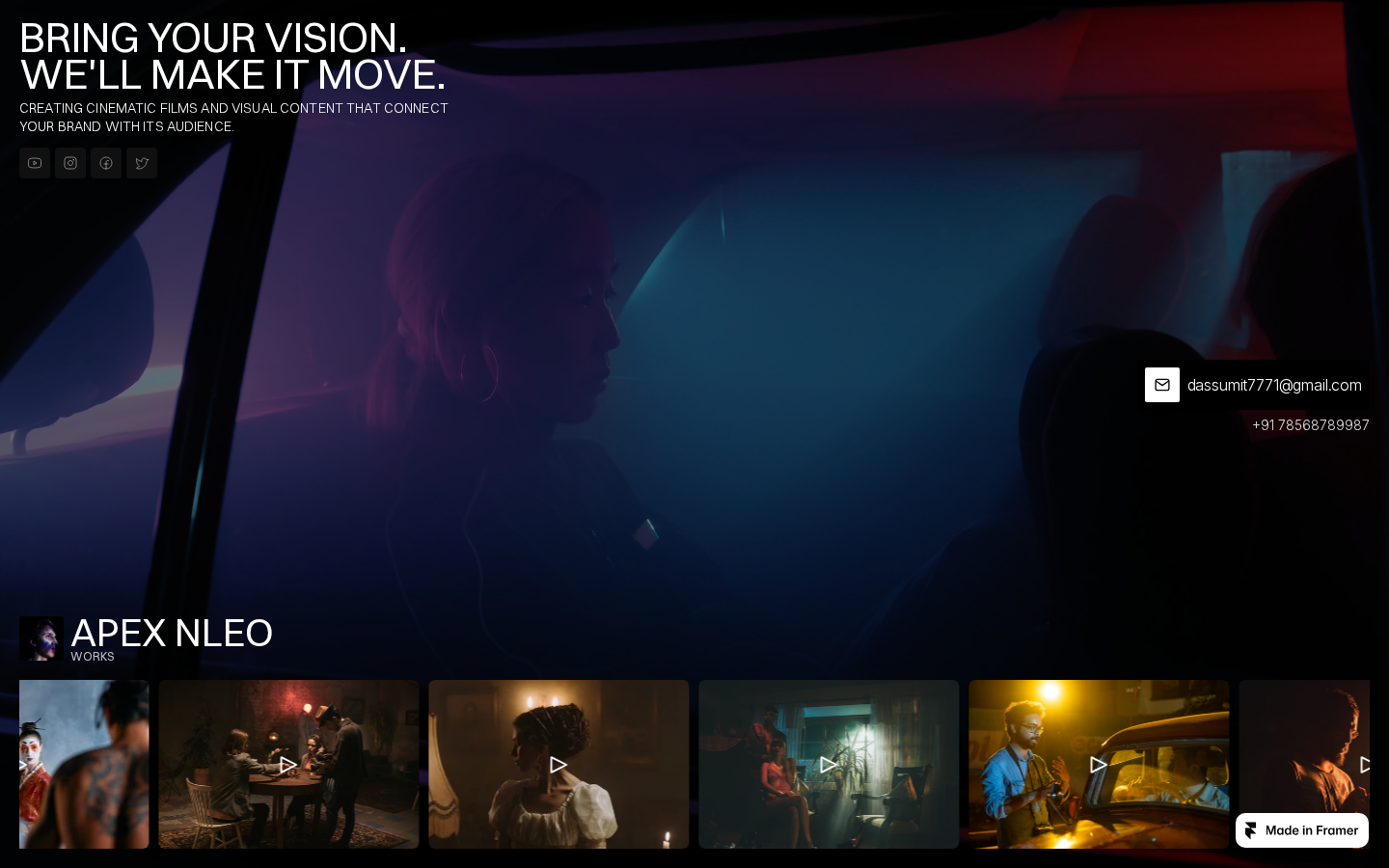Cinevo template preview