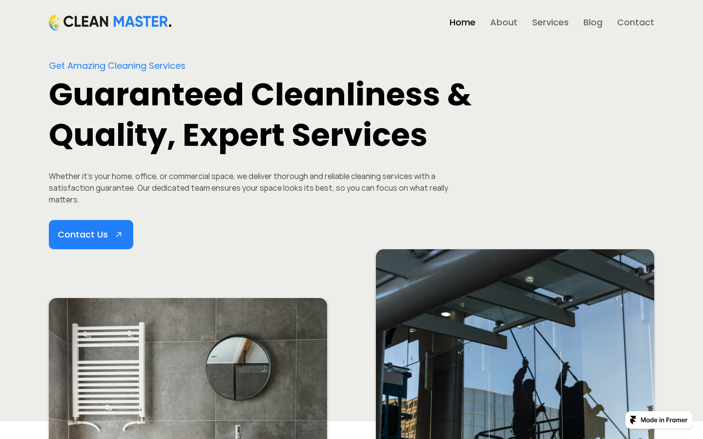 CleanMaster template preview