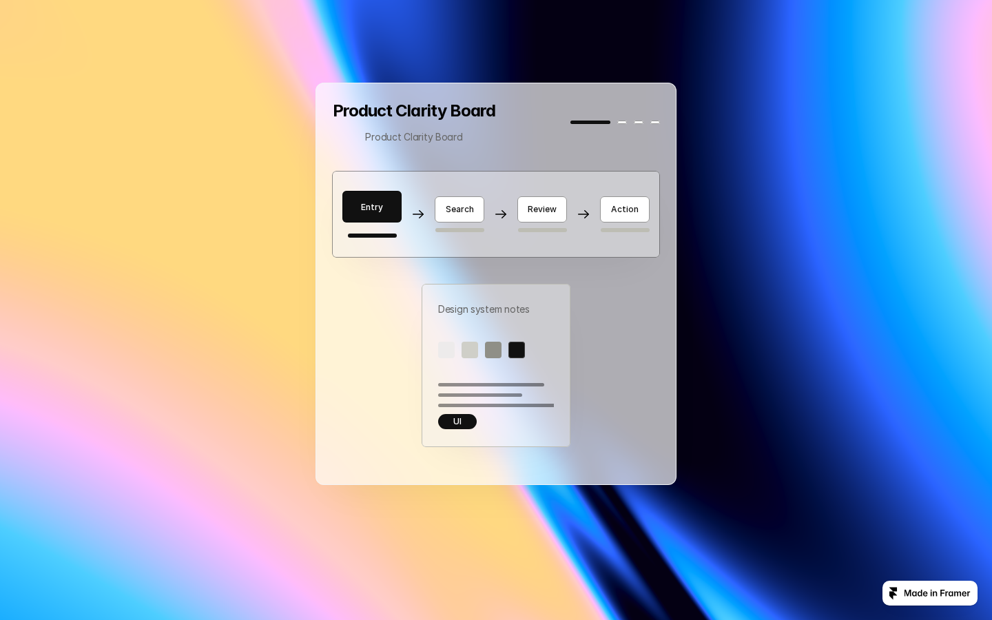Clickable Component template preview