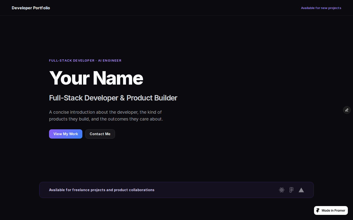 Code Canvas template preview