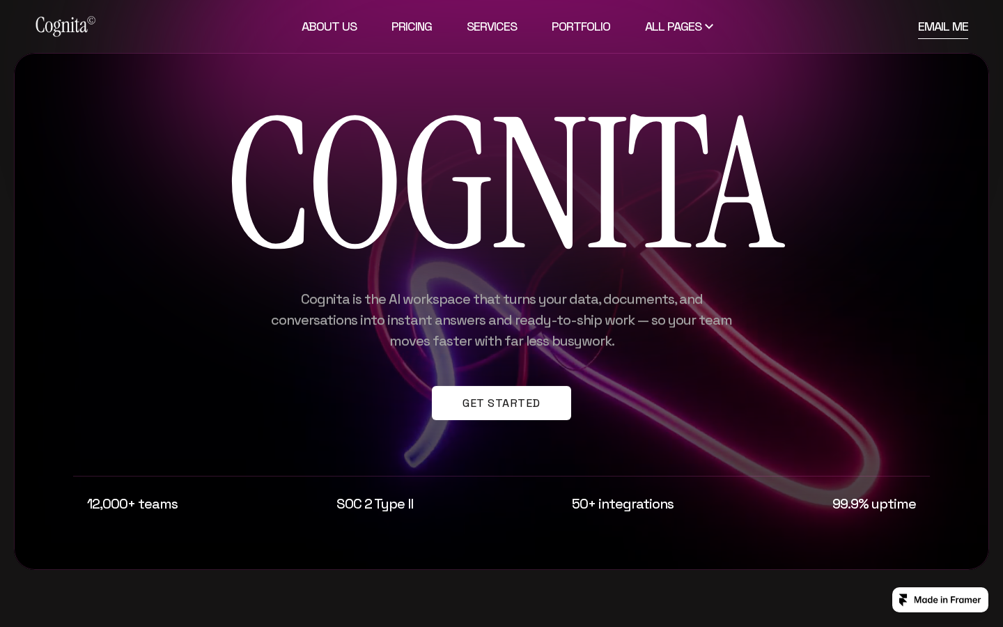 Cognix template preview