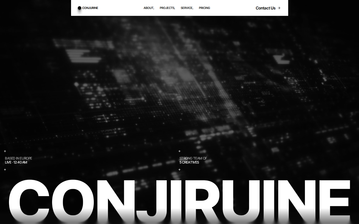Conjiruine template preview