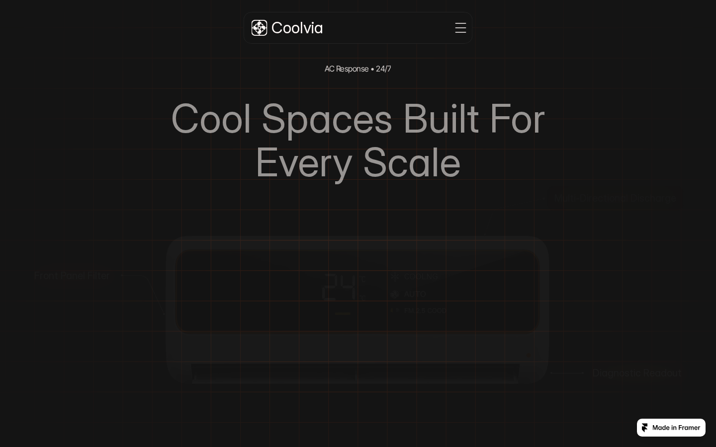 Coolvia template preview