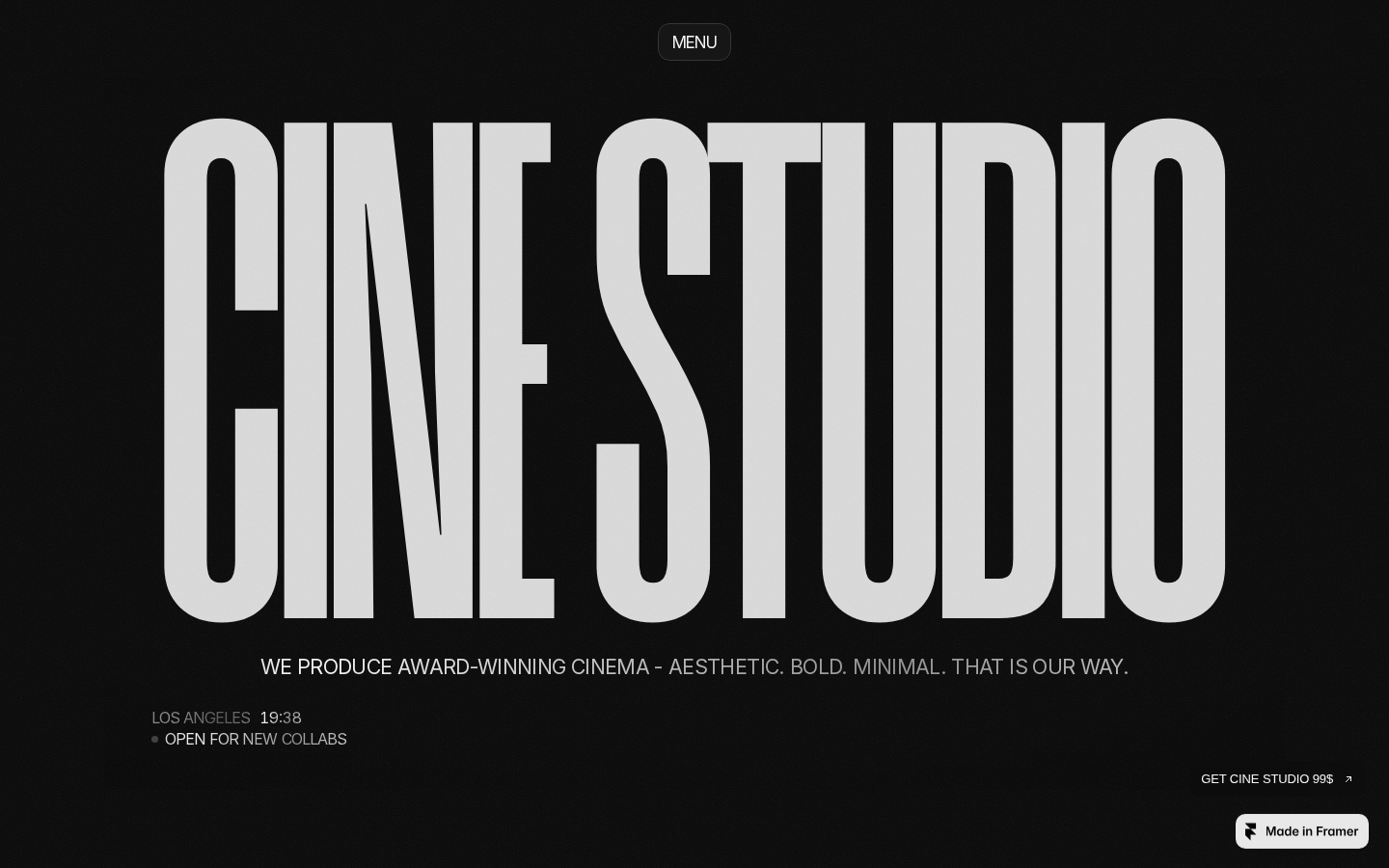 CREATOR STUDIO template preview