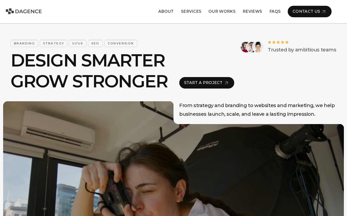 Dagence Studio template preview