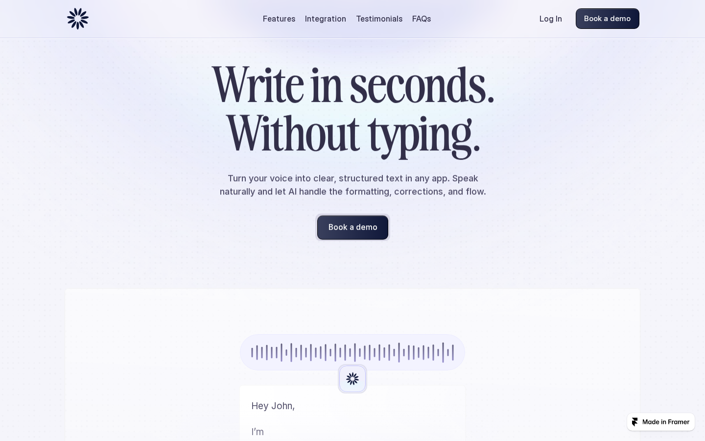 Dictly template preview