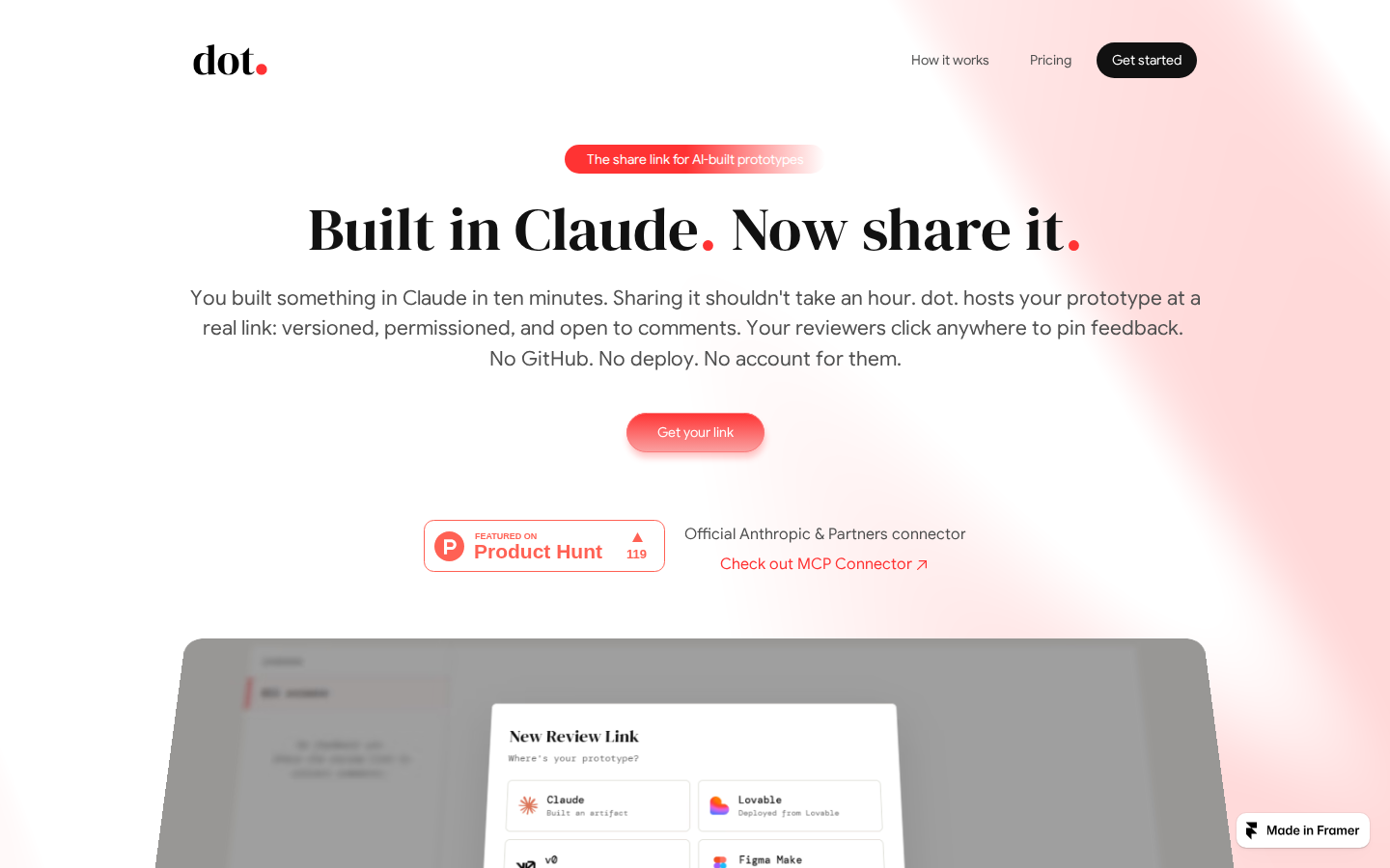 dot. template preview