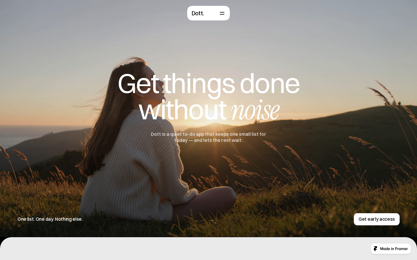 Dott Planner template preview