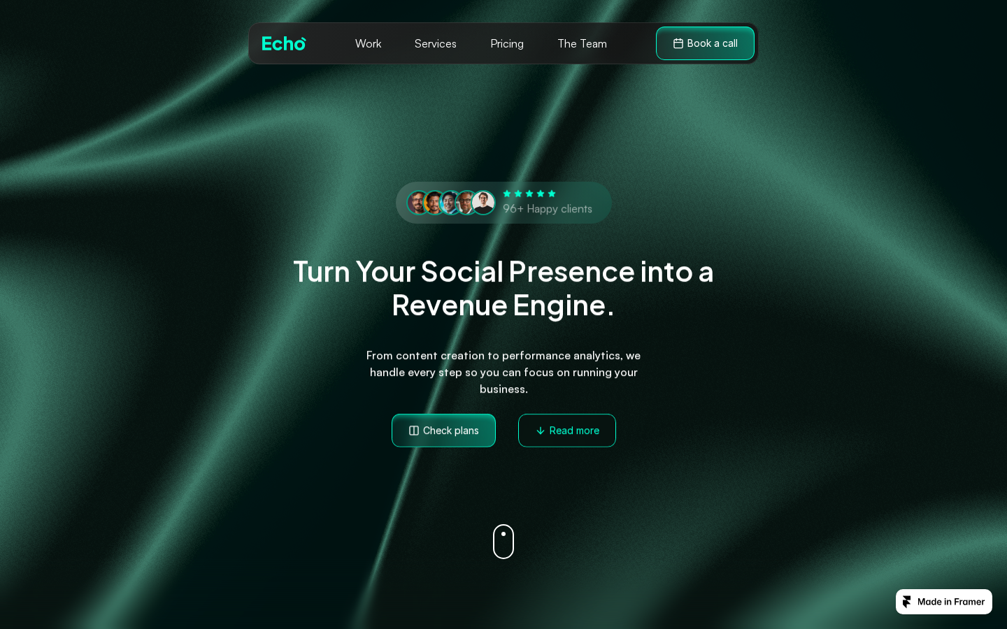 Echo - Studio template preview